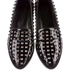 THE KOOPLES Studded Patent Leather Loafers SZ 36/6